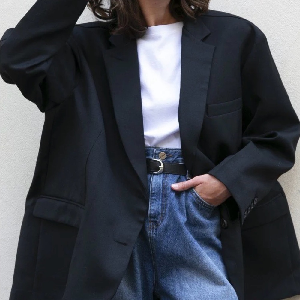 The Frankie Shop Oversize Boyfriend Blazer